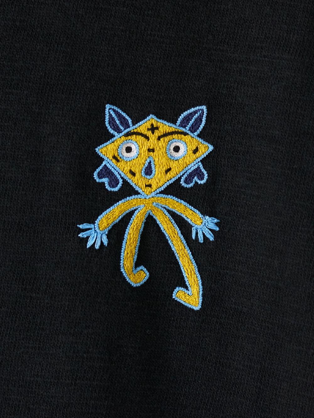 Jupe By Jackie Sanouk - Black 98% Cotton 2% Elastine Yellow