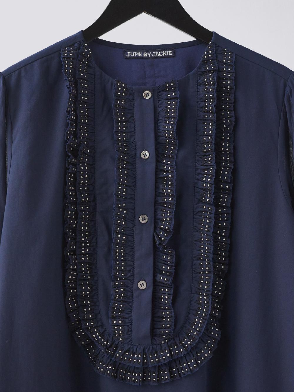 Jupe By Jackie Shereen - Navy 100% Cotton Voile Dresses