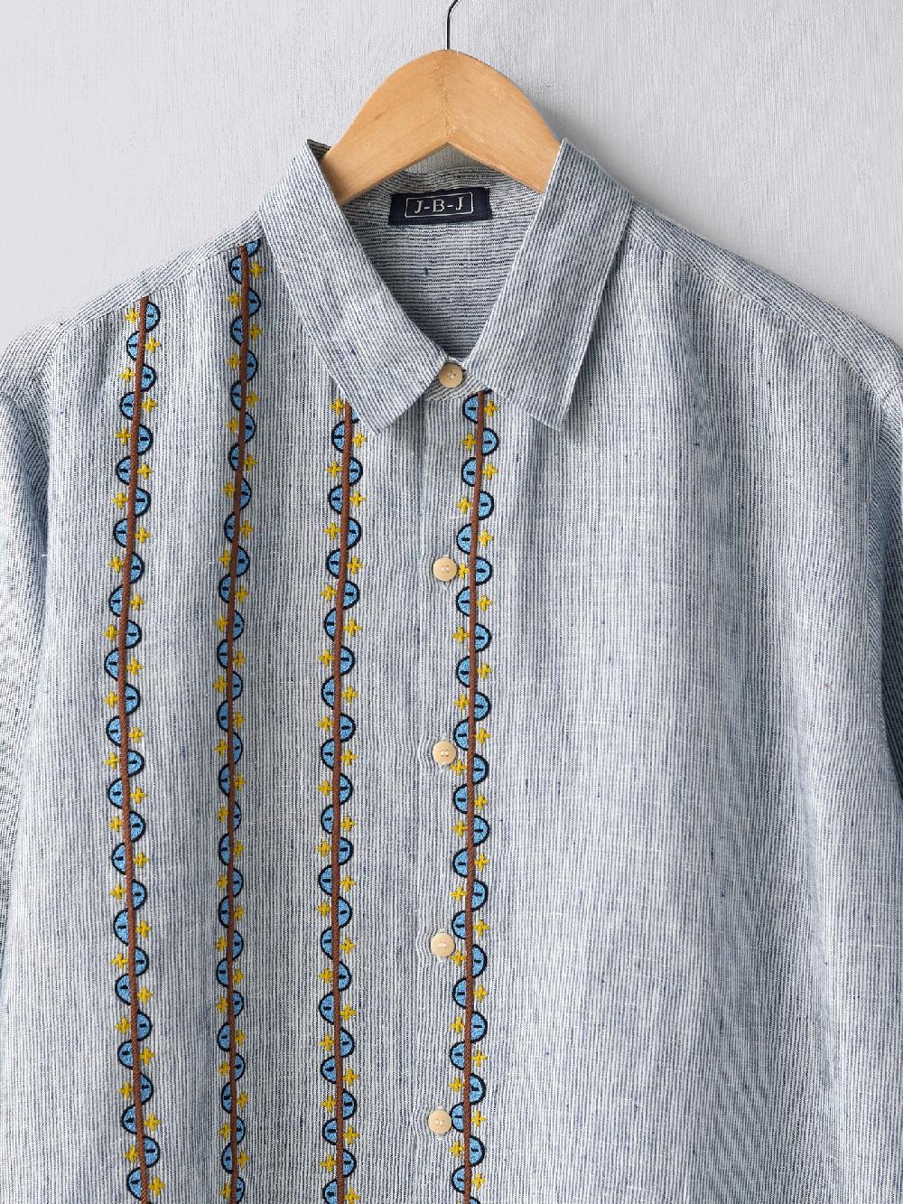 Jupe By Jackie This Weeku0027s Boon - Lovage - Blue 100% Linen