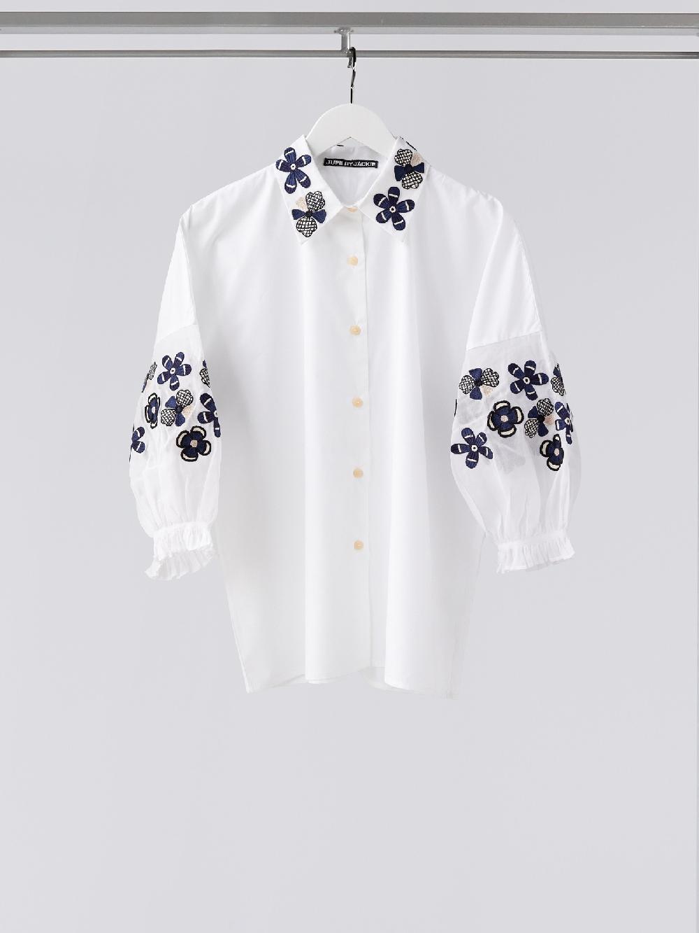 jupe by jackie Yala II - (Off) White 100% cotton poplin More