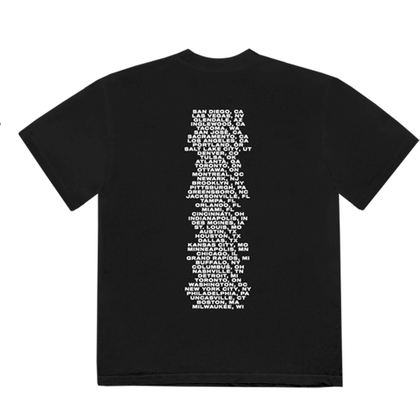 Justin Bieber Admat Tour Dateback T-Shirt