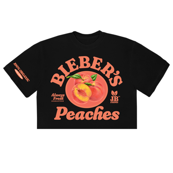 justin bieber BIEBER'S PEACHES CROP TOP