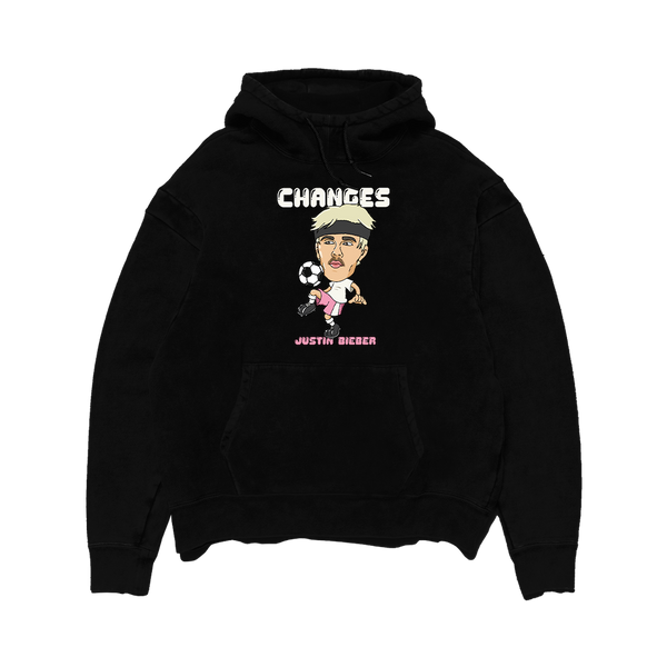 justin bieber Changes Soccer Doodle Hoodie
