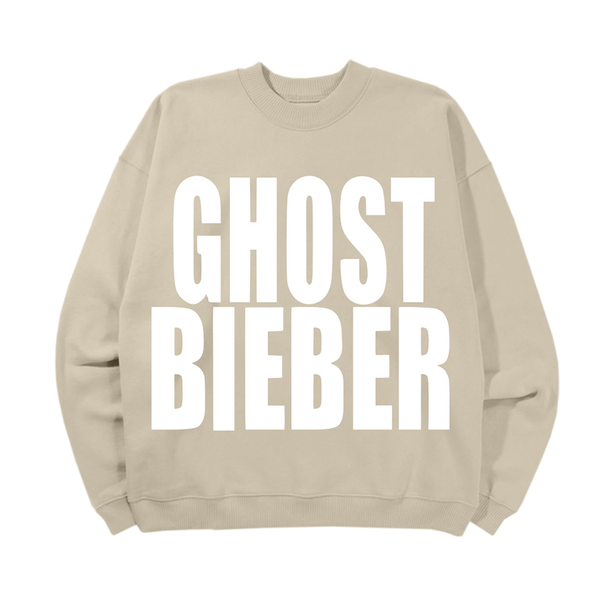 justin bieber Ghost Bieber Crewneck II