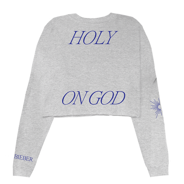 Justin Bieber Holy Cropped LS T-Shirt II