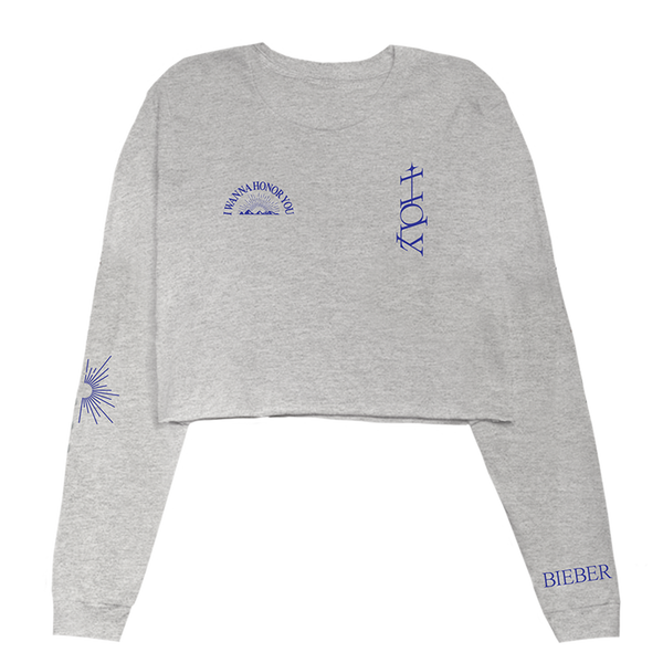 justin bieber Holy Cropped LS T-Shirt II