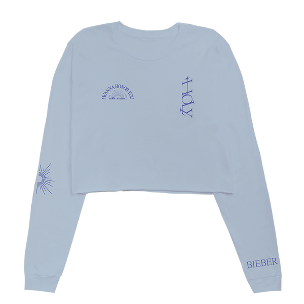 justin bieber Holy Cropped LS T-Shirt