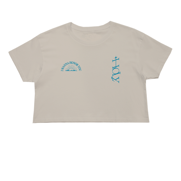 justin bieber Holy Lyrics Crop Top