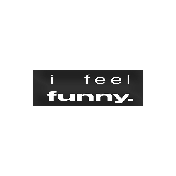 justin bieber I FEEL FUNNY BUMPER STICKER
