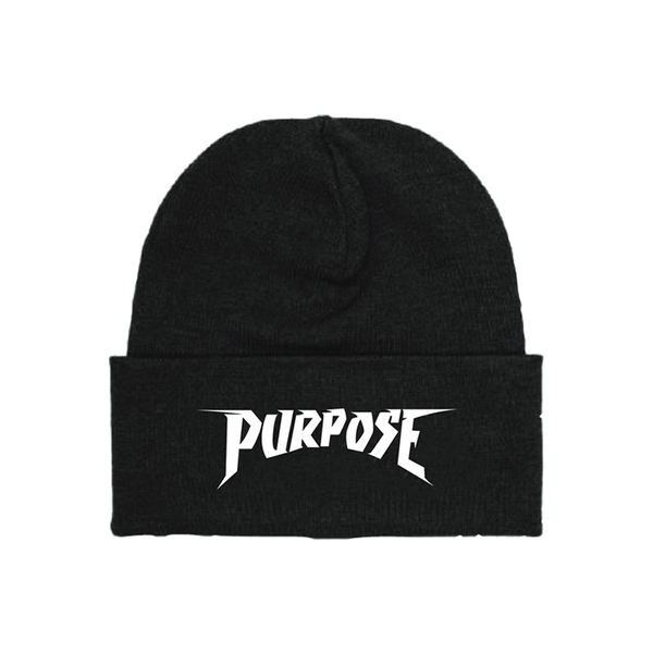 justin bieber Purpose Bieber Black Beanie