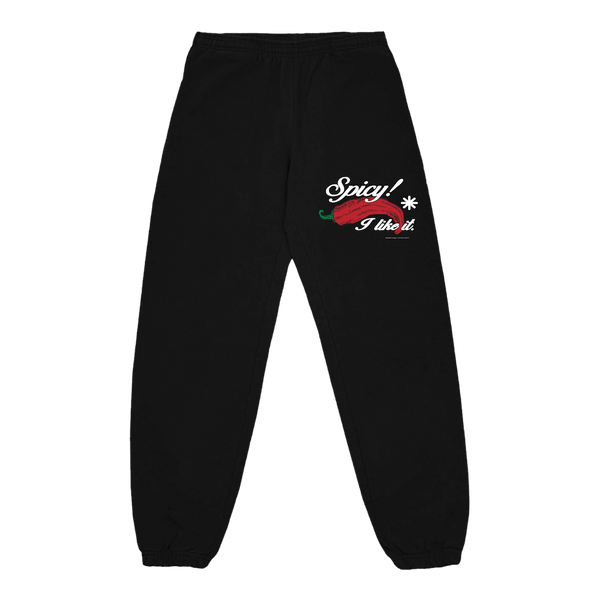 Justin Bieber Spicy X Brooklyn Black Sweatpants