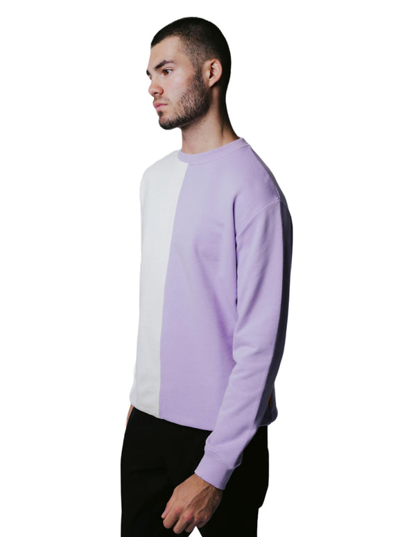 Justin Cassin Ace Jumper Ivory/Lilac