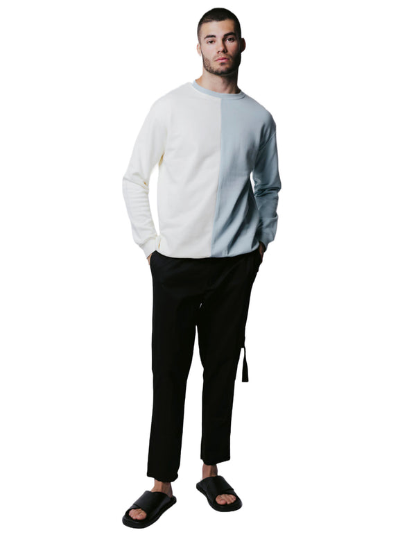Justin Cassin Ace Jumper Ivory/Mint