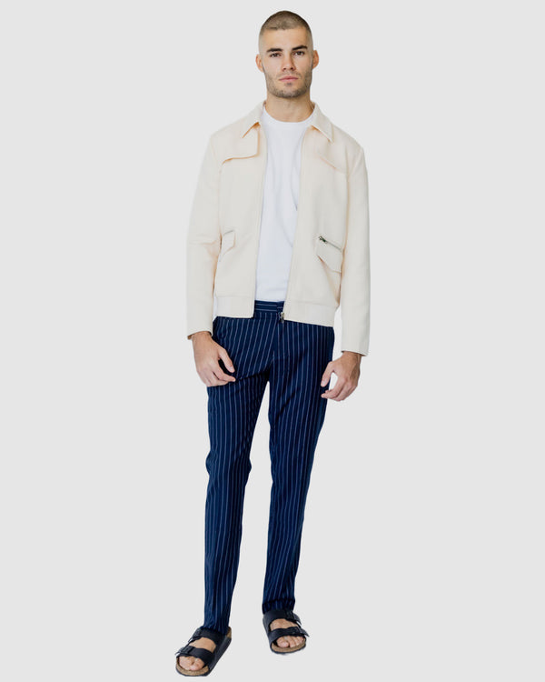 Justin Cassin Curram Pocket Jacket Cream