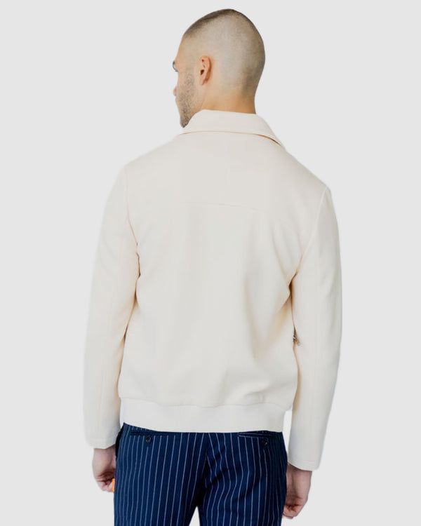 Justin Cassin Curram Pocket Jacket Cream