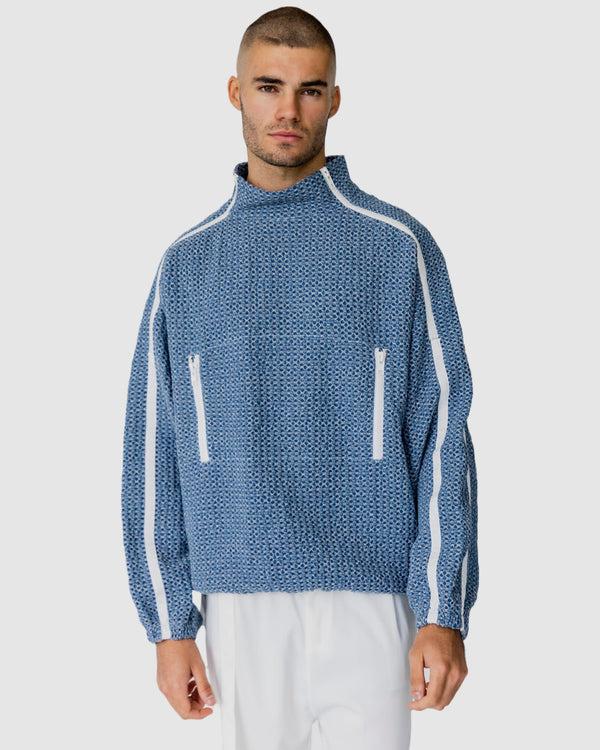 justin cassin Daylan High Sweatshirt Blue