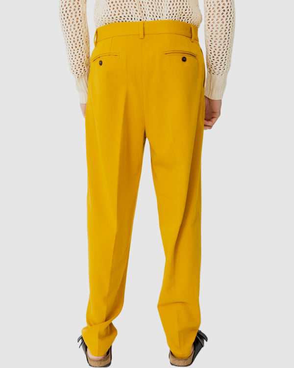 Justin Cassin Delta Loose Leg Pants Mustard