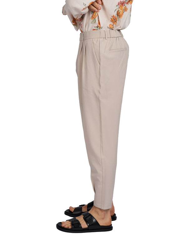 Justin Cassin Dempsey Belted Joggers Grey
