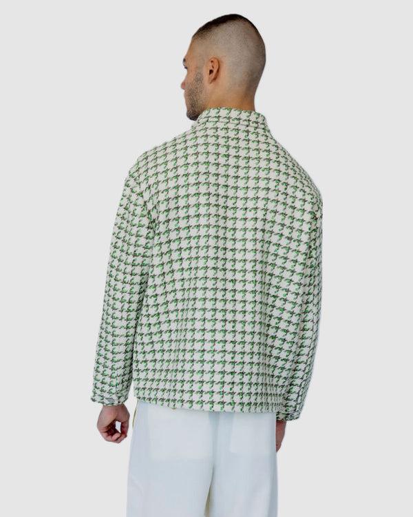 Justin Cassin Elliot Patterned Jacket Green