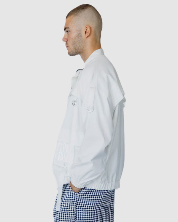 Justin Cassin Haruto Strap Jacket White