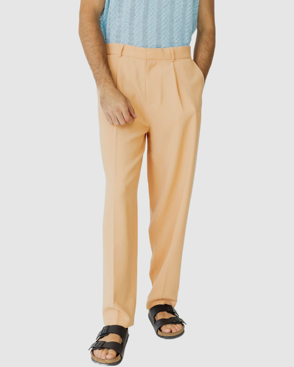 justin cassin Heran Loose fit trousers Apricot