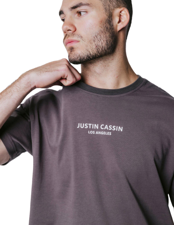 Justin Cassin JC Essential T-Shirt Charcoal