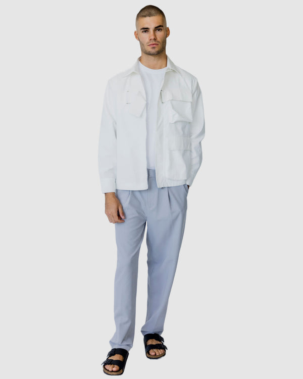 Justin Cassin Kurtis Dual Pocket Jacket White