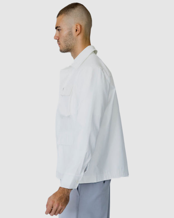 Justin Cassin Kurtis Dual Pocket Jacket White