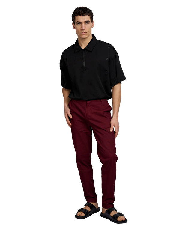Justin Cassin Louis Slim Pants Red