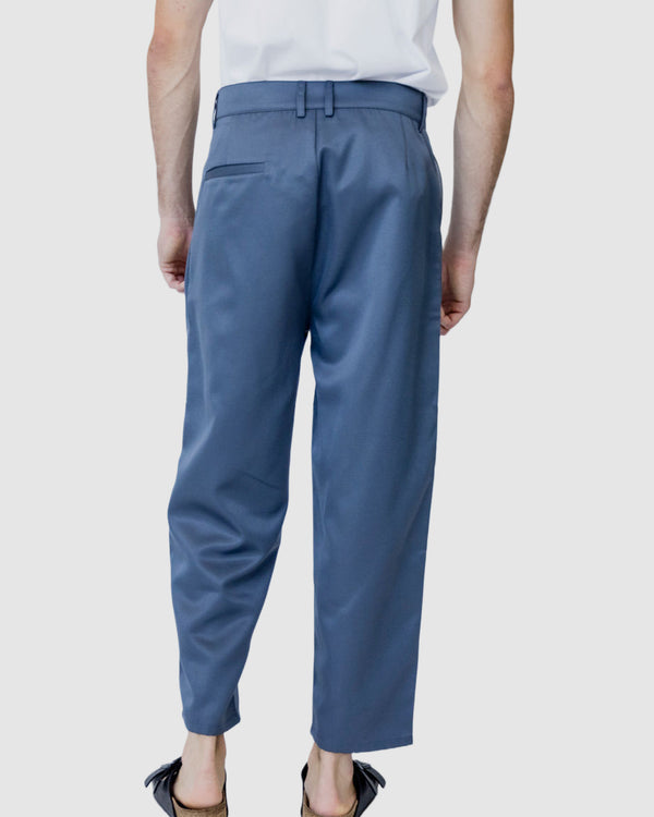 Justin Cassin Mooney Cropped Pants Blue