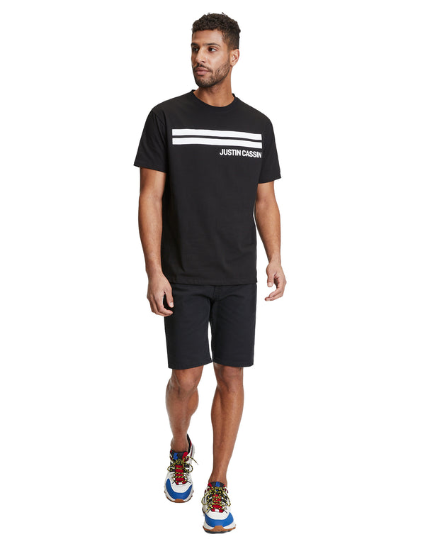 Justin Cassin Parallel T-Shirt Black