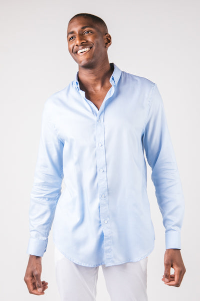 justin cassin Perry Shirt Blue