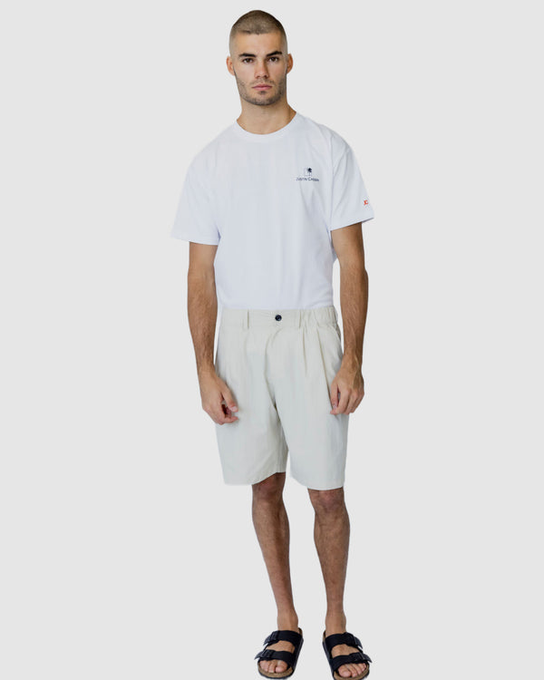 Justin Cassin Randall Casual Shorts Cream