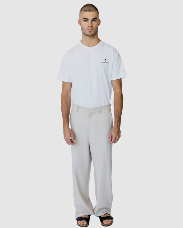 Justin Cassin Reagan Straight Leg Pants Beige