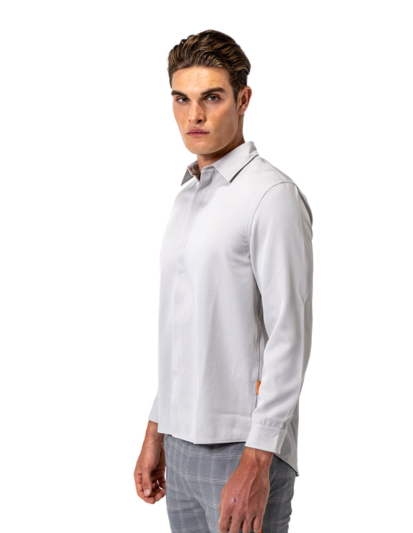 Justin Cassin Rhode Shirt Grey