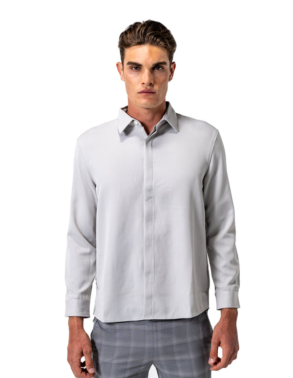 justin cassin Rhode Shirt Grey