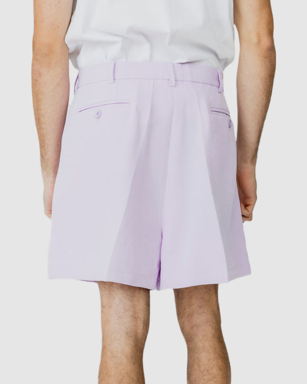 Justin Cassin Robbie Loose Cropped Shorts Lilac