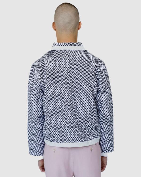 Justin Cassin Sora Trimmed Jacket Black/White