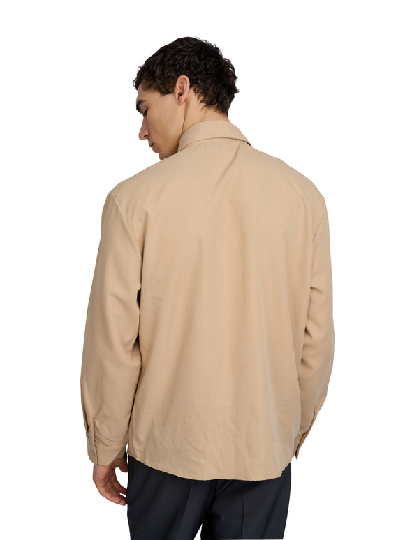 Justin Cassin Spencer Tie Up Shirt Khaki