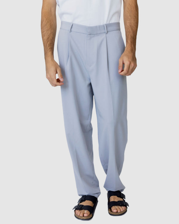 justin cassin Tobias Straight leg trouser Grey