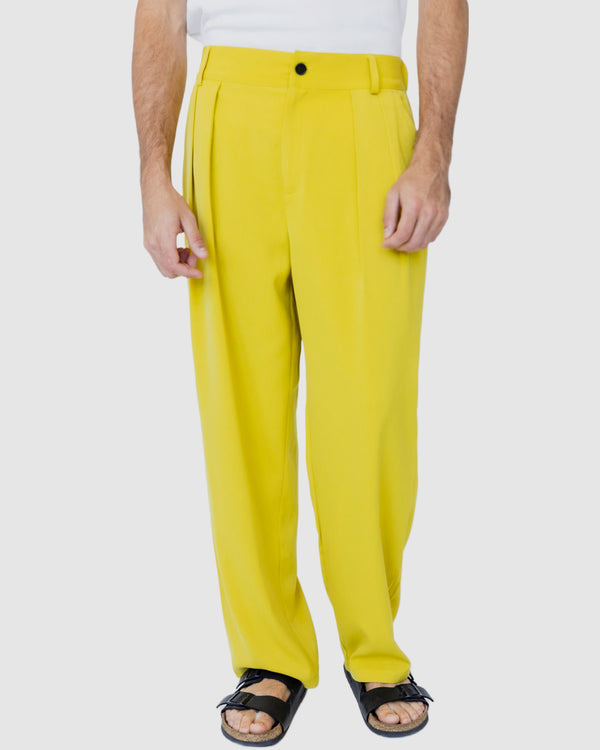 justin cassin Wesley Loose leg pants Yellow