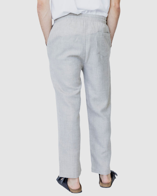 Justin Cassin Zachary Loose Tie Pants Grey