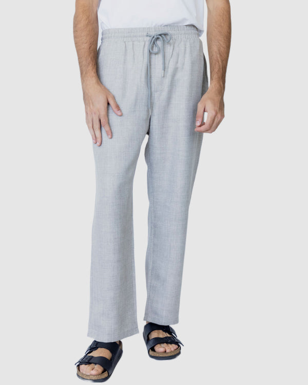 justin cassin Zachary Loose tie Pants Grey