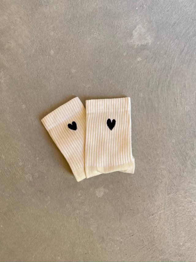 Jutelaune Black Heart Socks