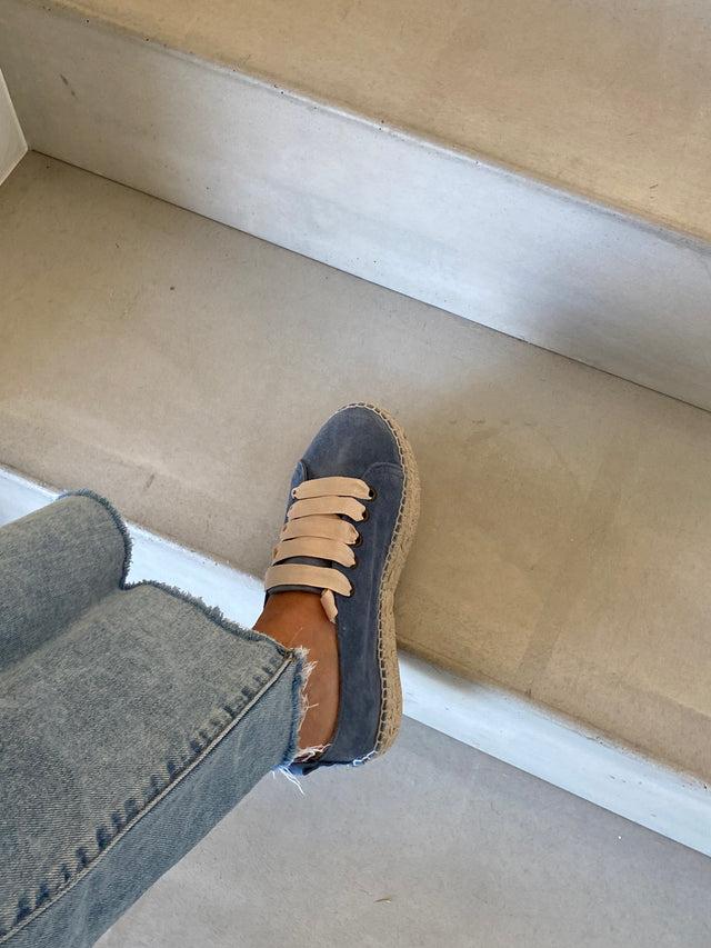 Jutelaune Blue Sneaker Espadrilles