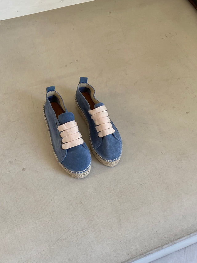 jutelaune Blue Sneaker Espadrilles