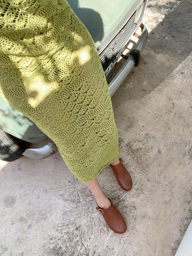 jutelaune Cognac Clogs