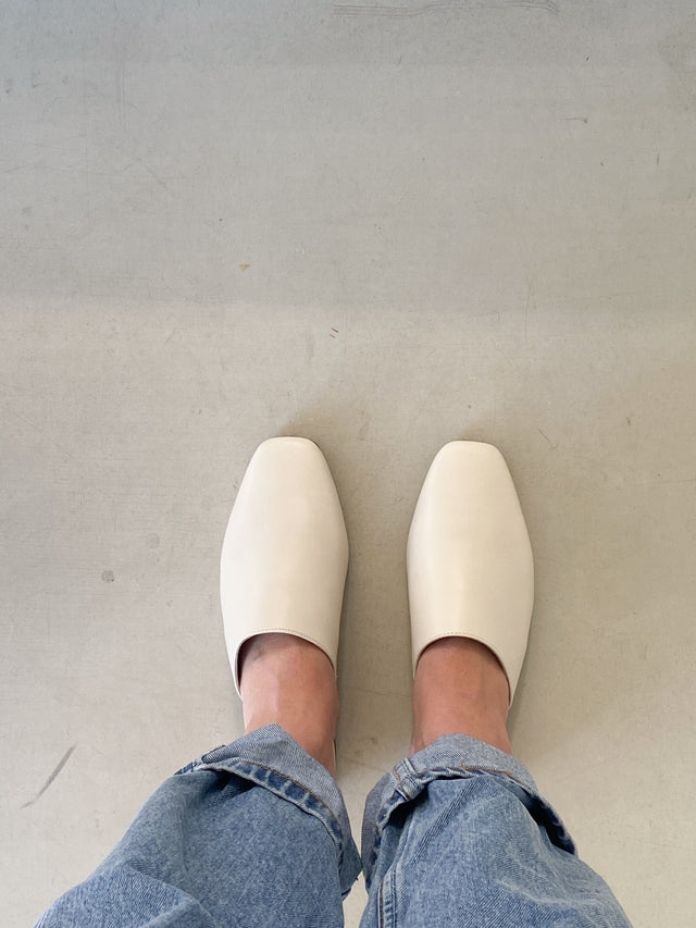 Jutelaune Greta Ivory Mule