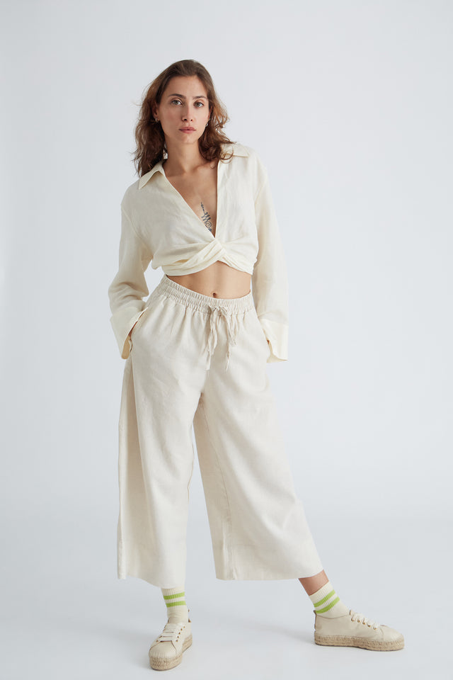 Jutelaune Ivory Sneaker Espadrilles