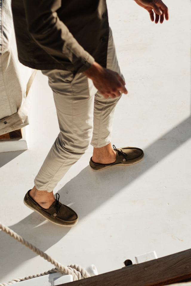 jutelaune Khaki Port Espadrilles